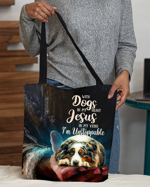 Australian shepherd In My Heart-Cloth Tote Bag