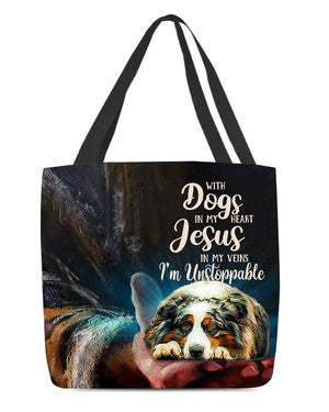 Australian shepherd In My Heart-Cloth Tote Bag