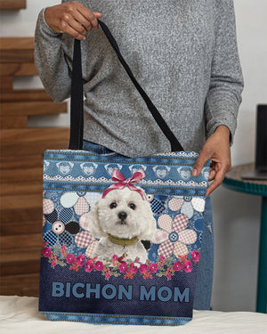 BICHON-Flower Jean Gift for you-Cloth Tote Bag