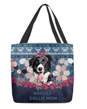 BORDER COLLIE-Flower Jean Gift for you-Cloth Tote Bag