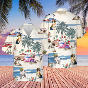 BRITTANY Summer Beach Hawaiian Shirt