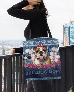 BULLDOG-Flower Jean Gift for you-Cloth Tote Bag