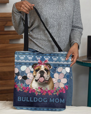 BULLDOG-Flower Jean Gift for you-Cloth Tote Bag