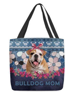 BULLDOG (3)-Flower Jean Gift for you-Cloth Tote Bag