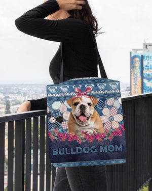 BULLDOG (3)-Flower Jean Gift for you-Cloth Tote Bag