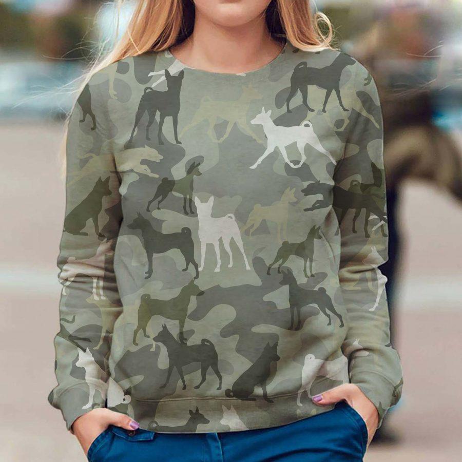 Basenji - Camo - Premium Sweatshirt