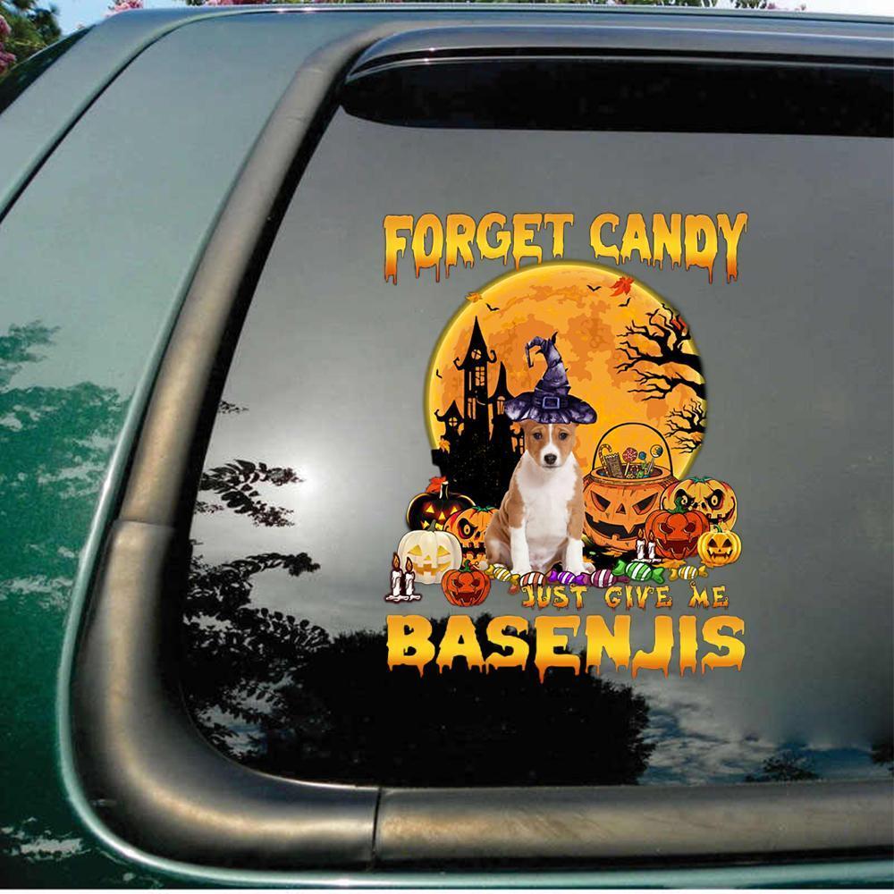 Basenji-Give Me CAR/HOUSE STICKER