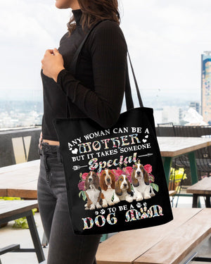 Basset Hound-A Dog Mom Cloth Tote Bag