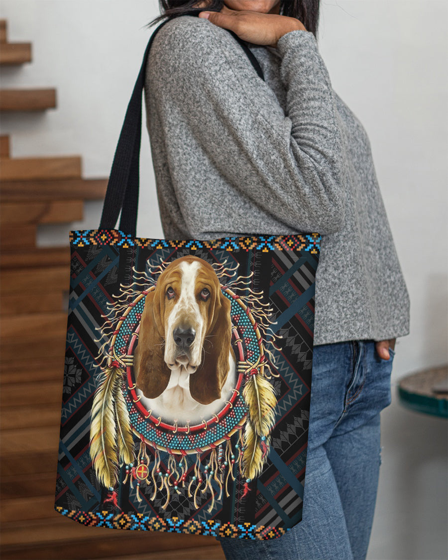 Basset Hound  In Dreamcatcher Cloth Tote Bag