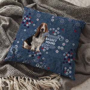 Basset Hound Pround Mom-Pillow Case