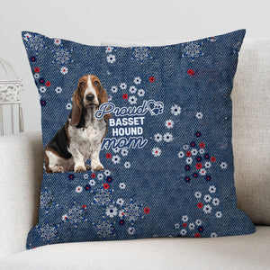 Basset Hound Pround Mom-Pillow Case