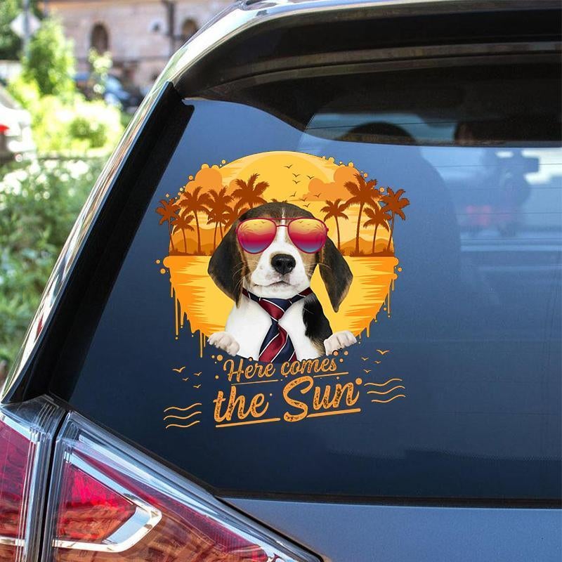 Beagle 1-The Sun Car Sticker