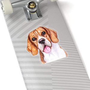 Beagle-Hand Drawn Car Sticker