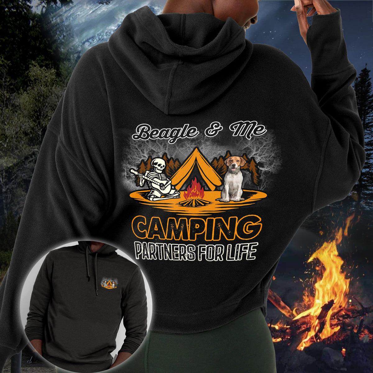 Beagle Camping Partners-Hoodie