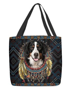 Bernese Mountain Dog  In Dreamcatcher Cloth Tote Bag