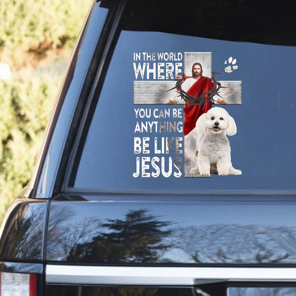 Bichon Frise-Be Like Jesus Decal