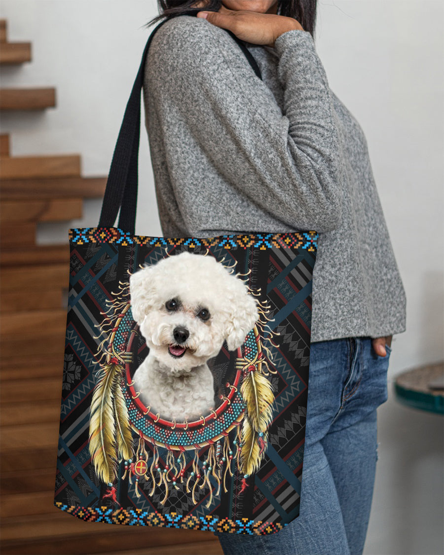 Bichon Frise 2  In Dreamcatcher Cloth Tote Bag