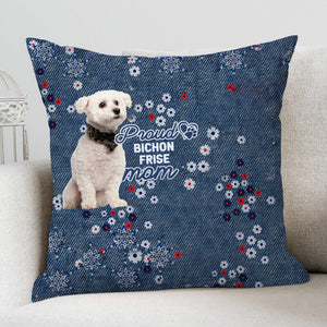 Bichon Frise Pround Mom-Pillow Case