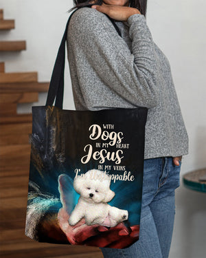 Bichon frise In My Heart-Cloth Tote Bag