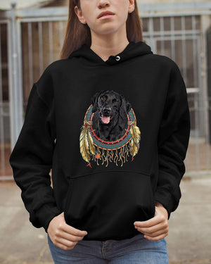 Black Labrador-In Dreamcatcher Hooded Sweatshirt