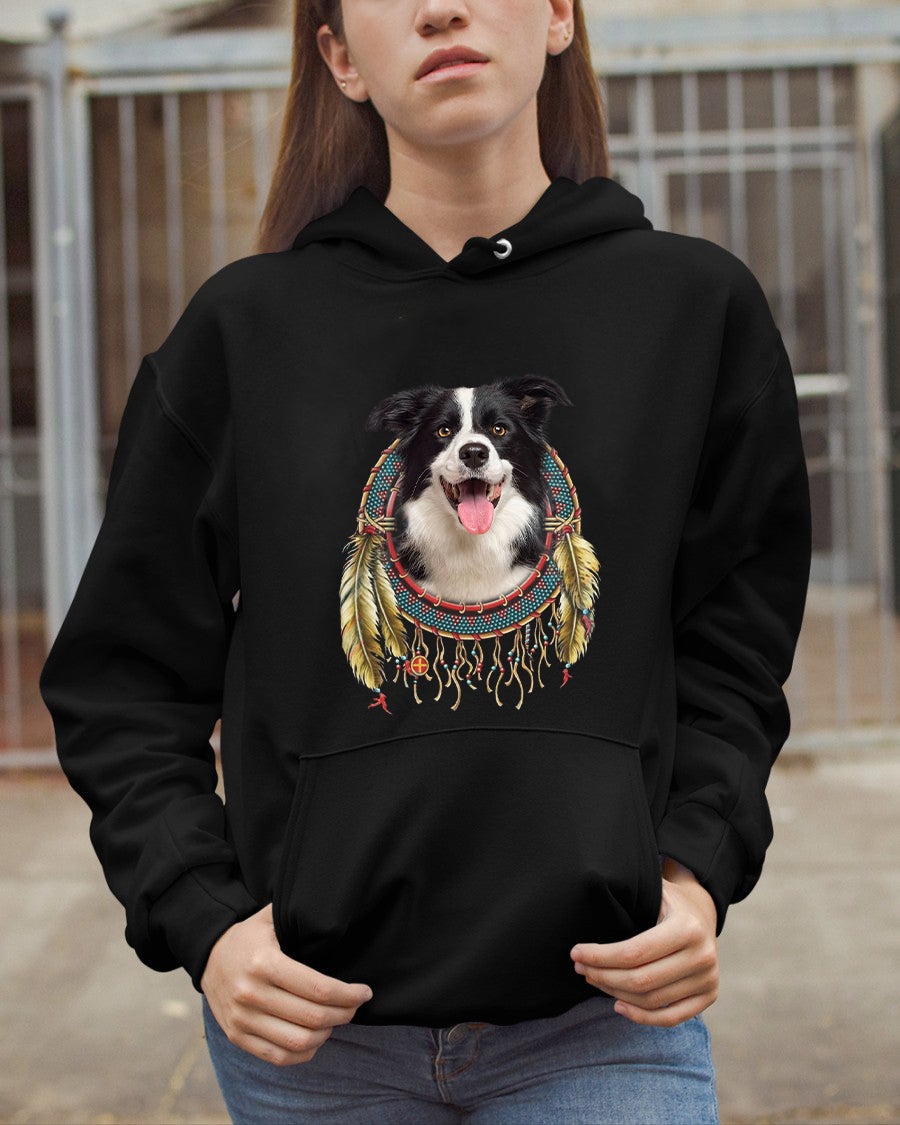 Border Collie-In Dreamcatcher Hooded Sweatshirt