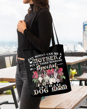 Boston Terrier-A Dog Mom Cloth Tote Bag