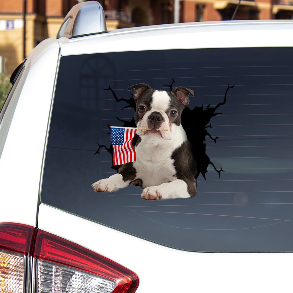 Boston Terrier with Flowers (any color) Spare Tire Cover for any Vehicle,  Make, Model and Size