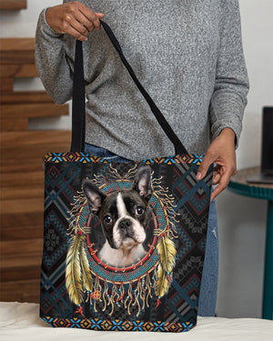 Boston terrier 2  In Dreamcatcher Cloth Tote Bag