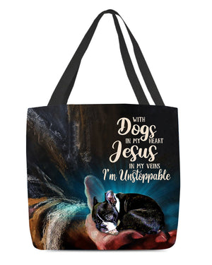 Boston terrier In My Heart-Cloth Tote Bag