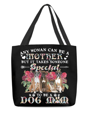 Boxer-A Dog Mom Cloth Tote Bag