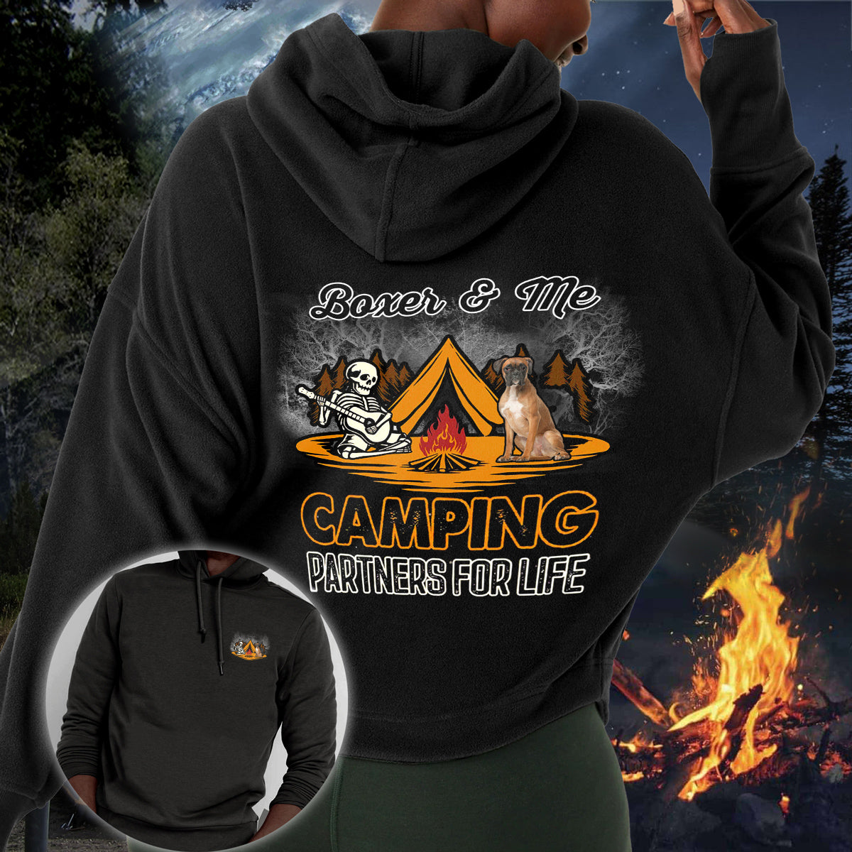 Boxer 2 Camping Partners-Hoodie