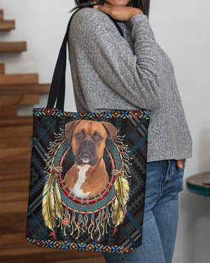 Boxer  In Dreamcatcher Cloth Tote Bag