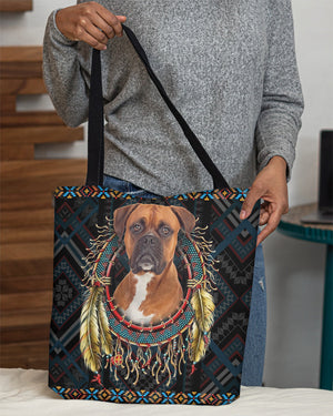 Boxer  In Dreamcatcher Cloth Tote Bag