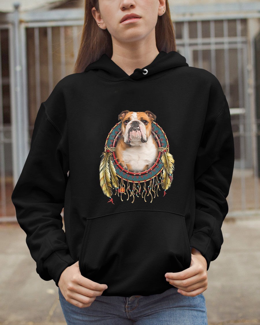 Bulldog-In Dreamcatcher Hooded Sweatshirt