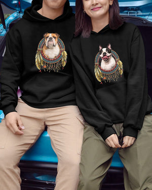 Bulldog-In Dreamcatcher Hooded Sweatshirt