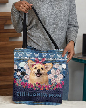 CHIHUAHUA (2)-Flower Jean Gift for you-Cloth Tote Bag