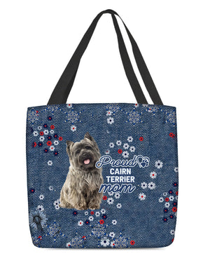 Cairn Terrier 2 Pround Mom-Cloth Tote Bag