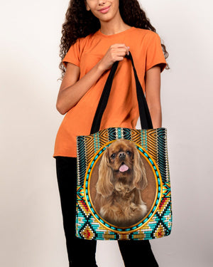 Cavalier King Charles Spaniel1-Ethnic Style Cloth Tote Bag