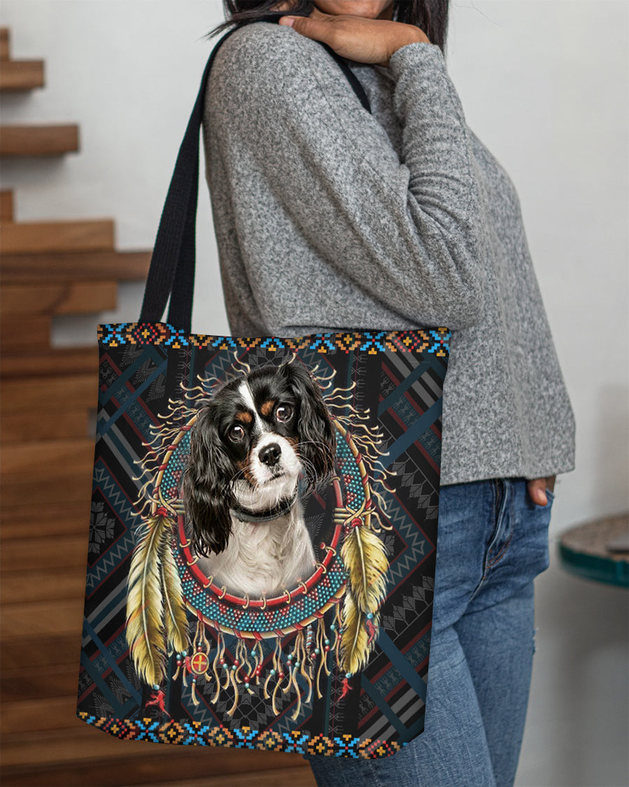 Cavalier King Charles Spaniel  In Dreamcatcher Cloth Tote Bag