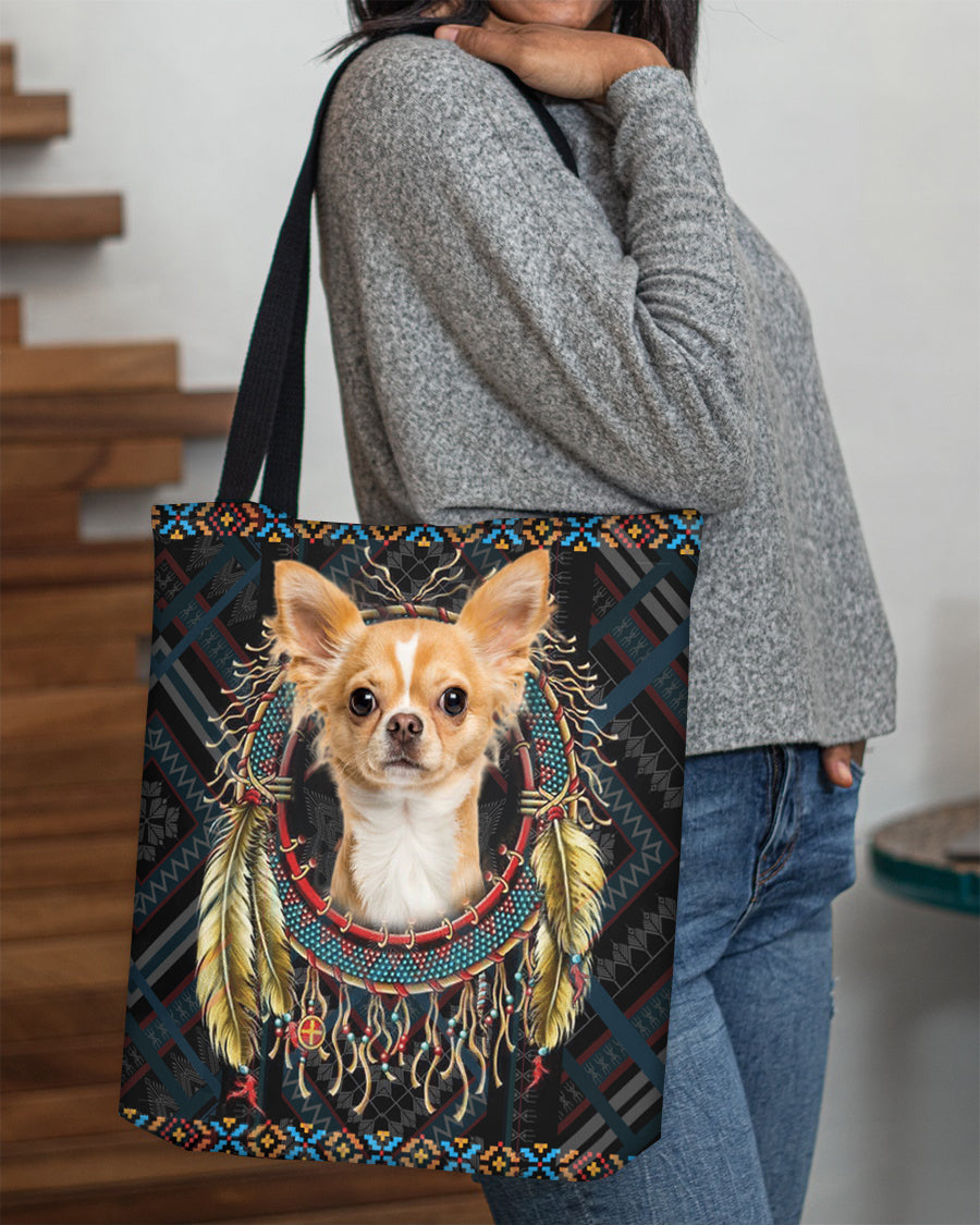 Chihuahua 2  In Dreamcatcher Cloth Tote Bag