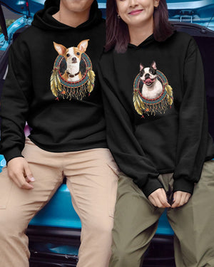 Chihuahua 3-In Dreamcatcher Hooded Sweatshirt