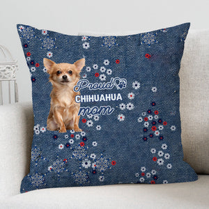 Chihuahua 3 Pround Mom-Pillow Case