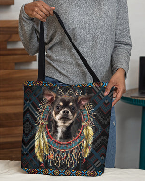 Chihuahua In Dreamcatcher Cloth Tote Bag