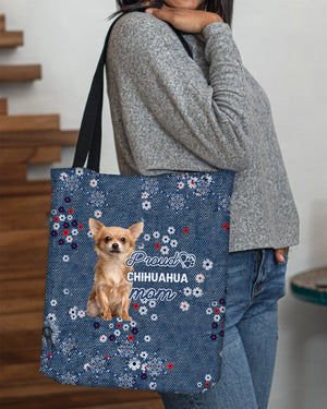 Chihuahua 3 Pround Mom-Cloth Tote Bag