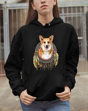 Corgi1-In Dreamcatcher Hooded Sweatshirt