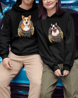 Corgi1-In Dreamcatcher Hooded Sweatshirt