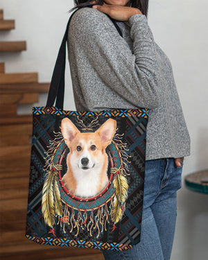 Corgi  In Dreamcatcher Cloth Tote Bag