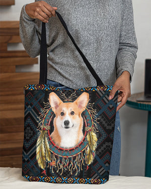 Corgi  In Dreamcatcher Cloth Tote Bag