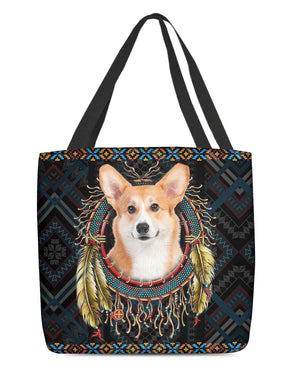 Corgi  In Dreamcatcher Cloth Tote Bag