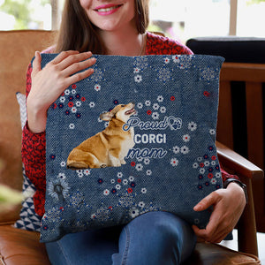 Corgi Pround Mom-Pillow Case